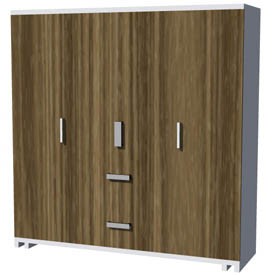 Wardrobe 3D Object | FREE Artlantis Objects Download